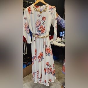 Sammy K Kurti dress with belt and dupatta